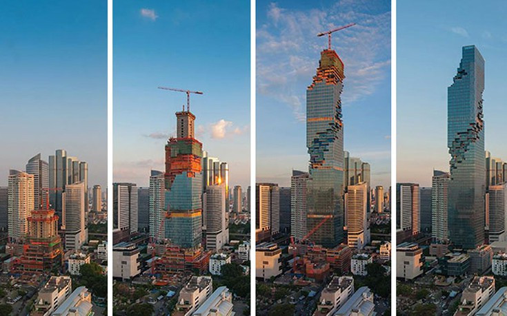 Ο παράξενος ουρανοξύστης της Μπανγκόκ που μοιάζει ημιτελής