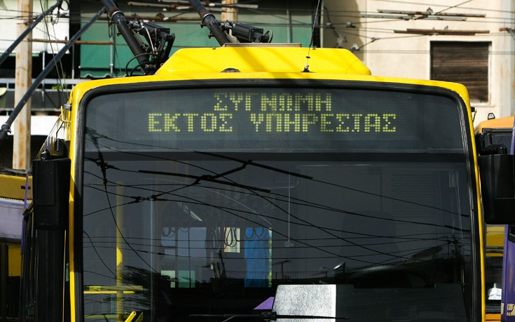 Απεργία αύριο σε λεωφορεία και τρόλεϊ στην Αθήνα