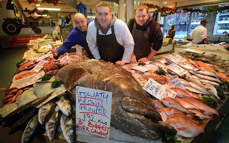 Το μεγαλύτερο ψάρι στην ιστορία της αγοράς του Μάντσεστερ