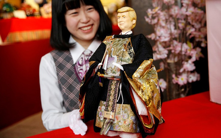 Ο Ντόναλντ Τραμπ έγινε κούκλα στην Ιαπωνία
