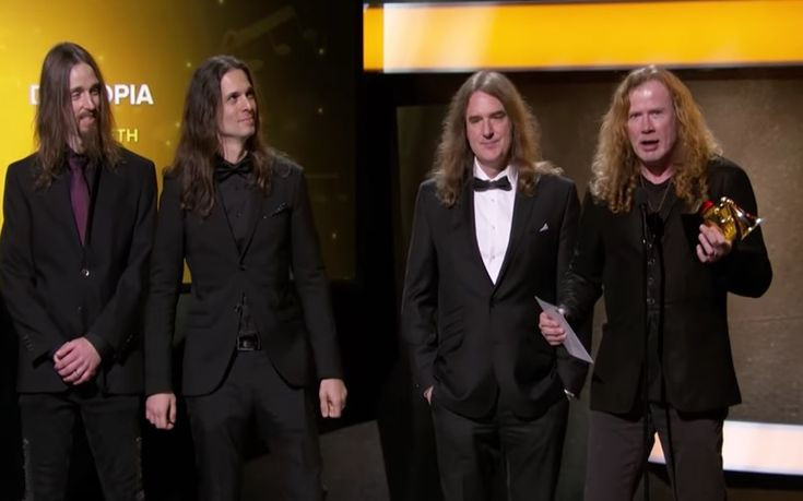 Οι Megadeth βραβεύτηκαν υπό τους ήχους των…  Metallica