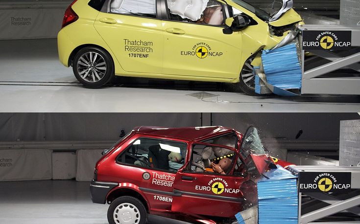 Το crash test μοντέλου του 1997 κι ενός σύγχρονου αυτοκινήτου
