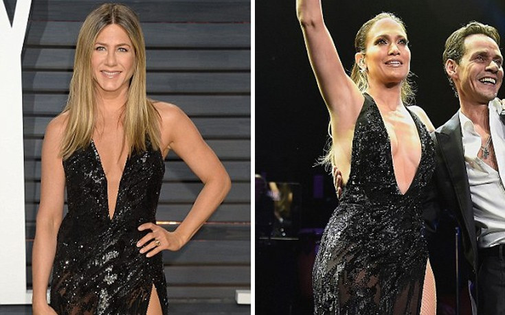 Δύο Jennifer με το ίδιο φόρεμα