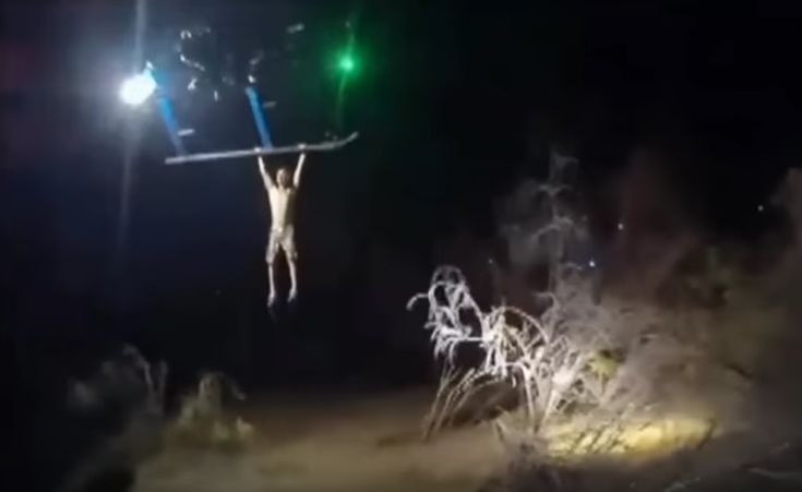 Αγωνιώδης διάσωση με ελικόπτερο μέσα στη νύχτα