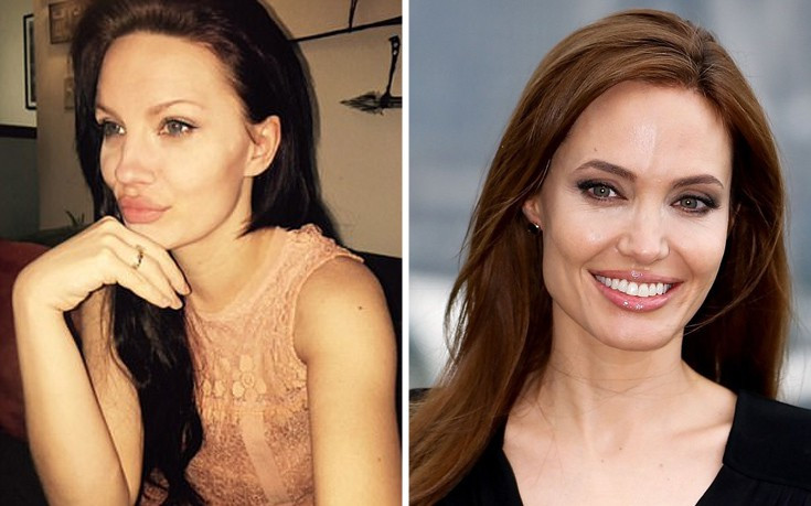 Αυτή είναι η σωσίας της Angelina Jolie