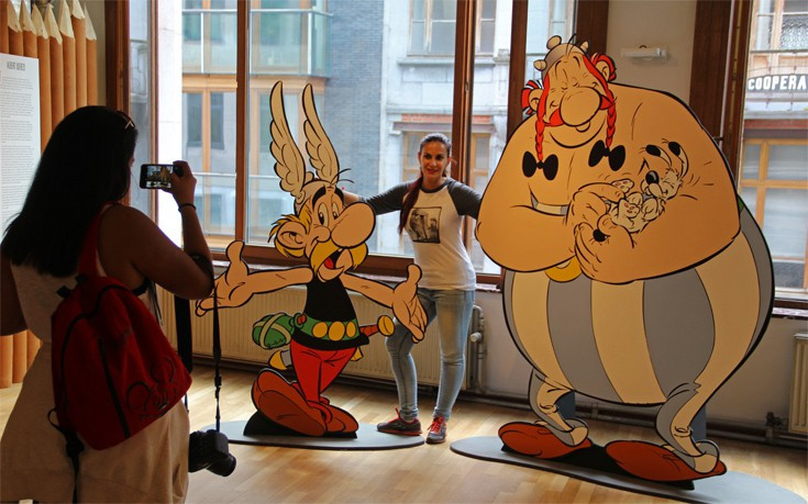 Ο Αστερίξ επιστρέφει στους Βέλγους στο μουσείο των κόμικς