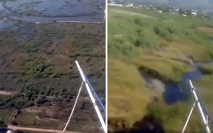 Βίντεο από την πτήση του μοιραίου ελικοπτέρου στο Σχινιά
