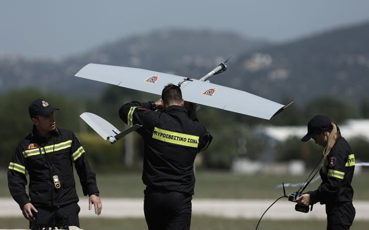 Πτήσεις στην Κεφαλονιά από το drone της πυροσβεστικής