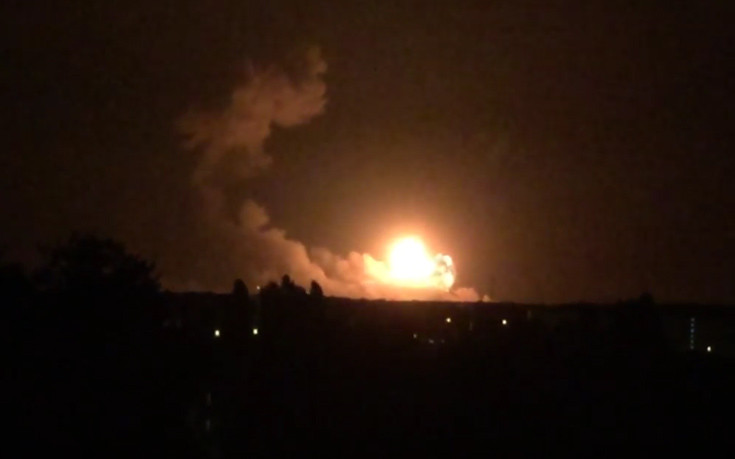 Μεγάλη πυρκαγιά σε αποθήκη πυρομαχικών στην Ουκρανία