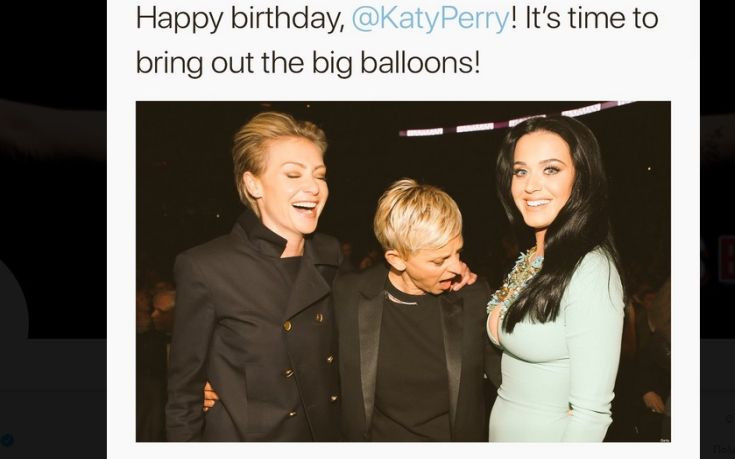 Τ’ άκουσε άσχημα η Ντε Τζένερις για τα «μπαλόνια» της Κέιτι Πέρι