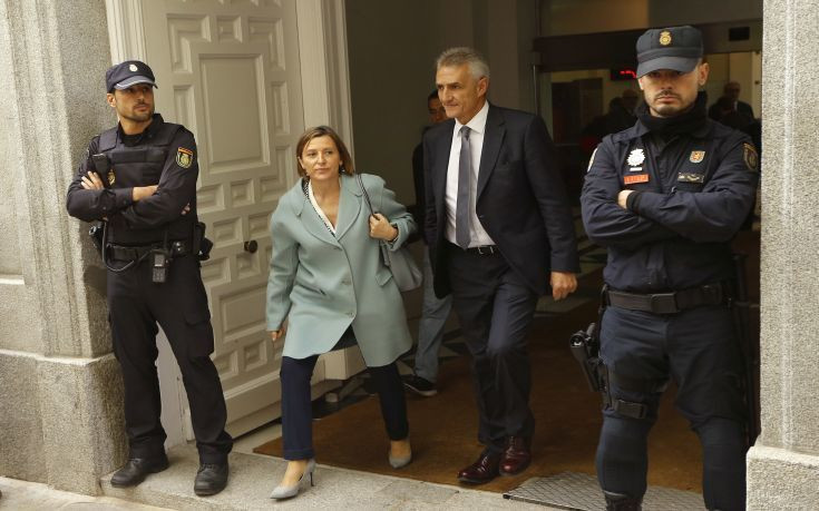 Με εγγύηση 150.000 ευρώ αποφυλακίζεται η πρόεδρος του κοινοβουλίου της Καταλονίας