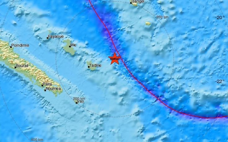 Τσουνάμι και τρόμος από τον σεισμό στη Νέα Καληδονία