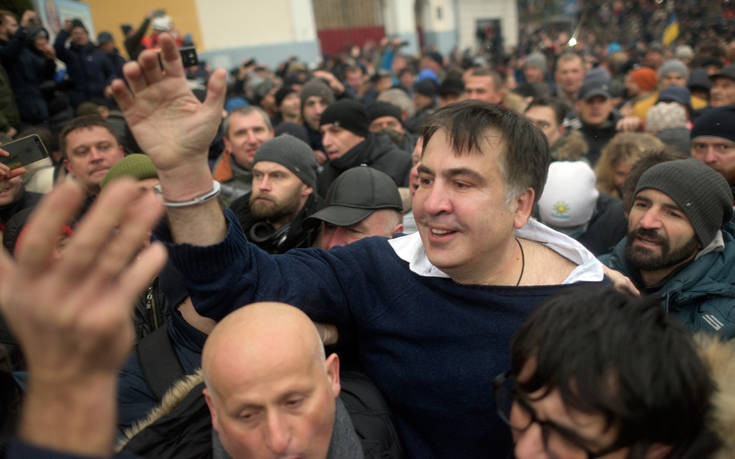 Οργισμένος ο Σαακασβίλι με την απέλασή του από την Ουκρανία