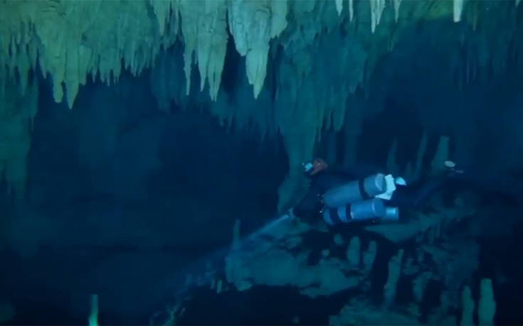 Το μεγαλύτερο υποθαλάσσιο σπήλαιο του κόσμου ανακαλύφθηκε στο Μεξικό