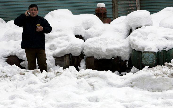 Η Κίνα οχυρώνεται ενόψει χιονοθύελλας