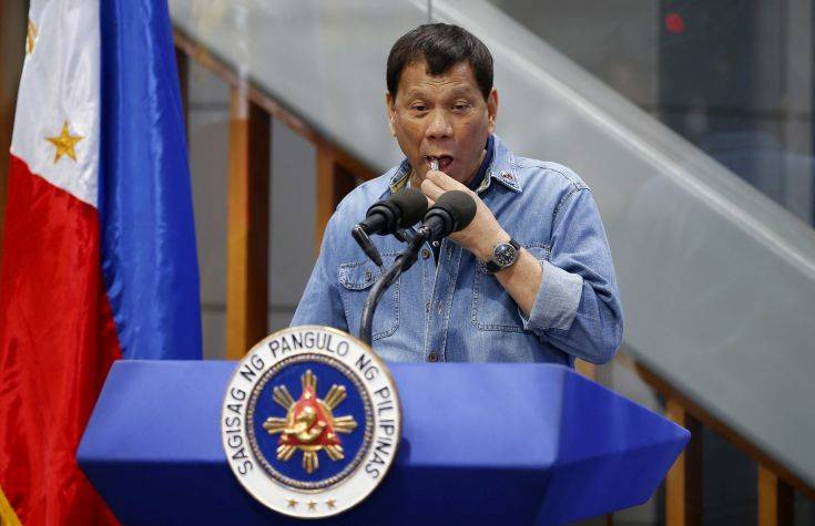 Αμετανόητος ο πρόεδρος των Φιλιππίνων αποκλείει το ενδεχόμενο κατάπαυσης του πυρός με τους αντάρτες