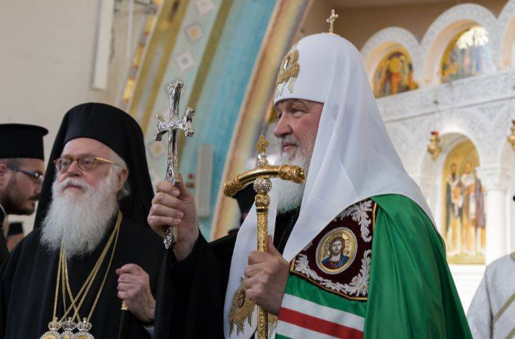 Δοξολογία χοροστατούντος του πατριάρχη Μόσχας στα Τίρανα