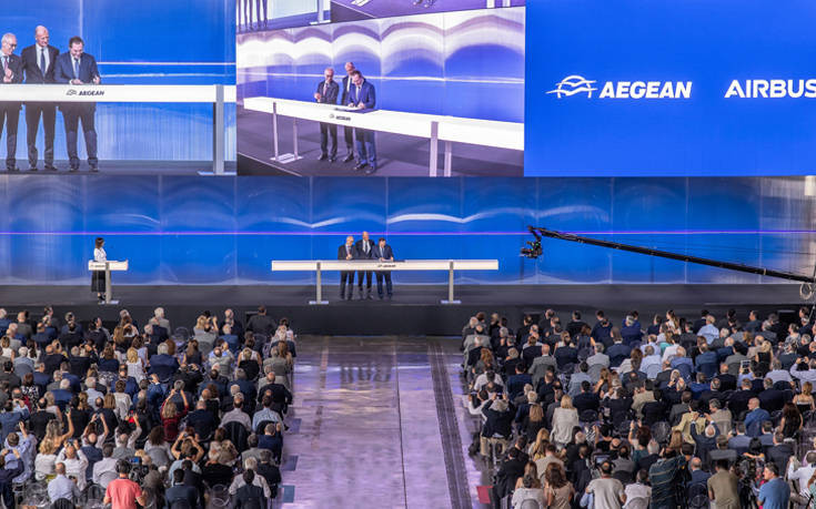 Έπεσαν οι υπογραφές για το deal των 5 δισ. μεταξύ Airbus και Aegean