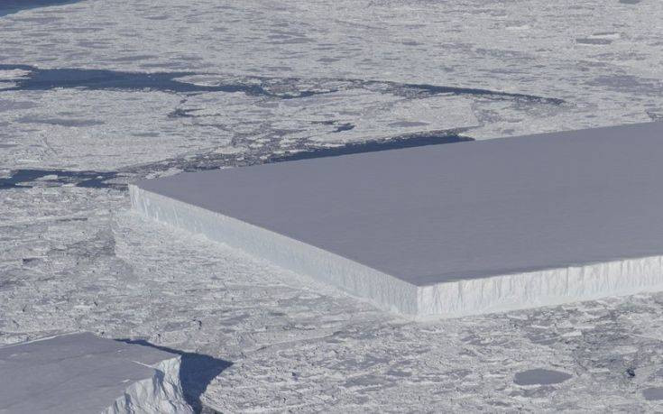 Η απολύτως επιστημονική εξήγηση για το τετράγωνο παγόβουνο της Ανταρκτικής