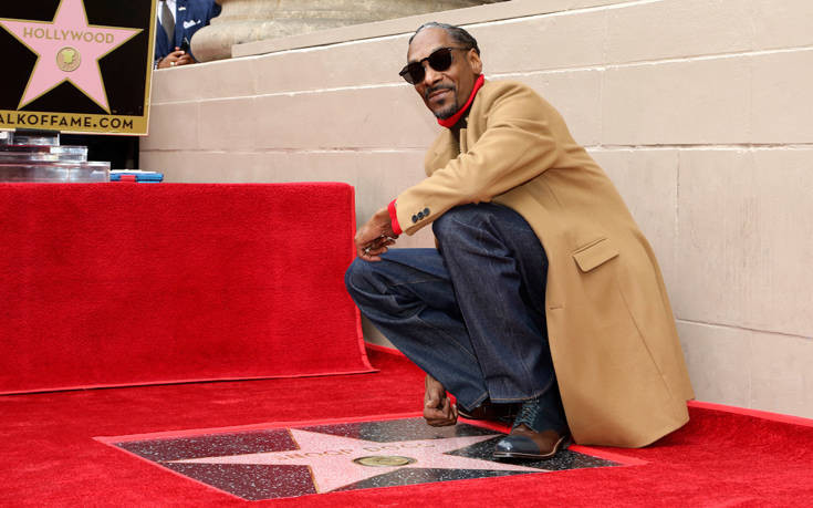 Ο Snoop Dogg ευχαρίστησε τον… εαυτό του για το αστέρι στη Λεωφόρο της Δόξας