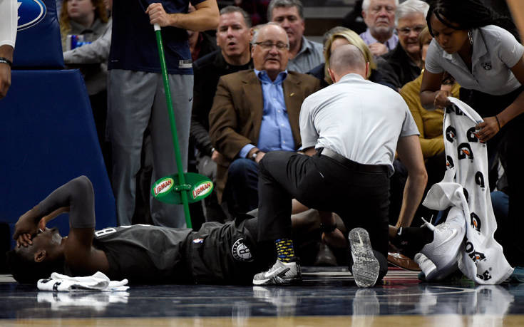 Σοκαριστικός τραυματισμός στο NBA
