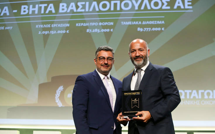 Η ΑΒ Βασιλόπουλος ανάμεσα στους «Πρωταγωνιστές της Ελληνικής Οικονομίας» για 2η συνεχή χρονιά