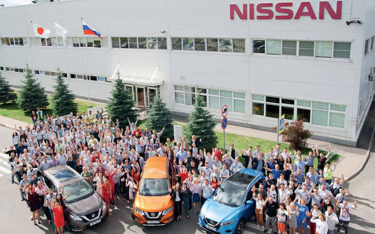 Η Nissan γιορτάζει τα δέκα χρόνια στην Αγία Πετρούπολη