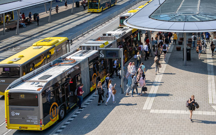 «Άνθισαν» οι στάσεις λεωφορείων στην Ολλανδία