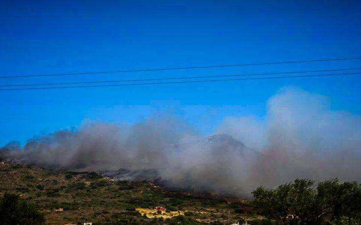 Ενισχύθηκαν και πάλι οι πυροσβεστικές δυνάμεις στην Ελαφόνησο