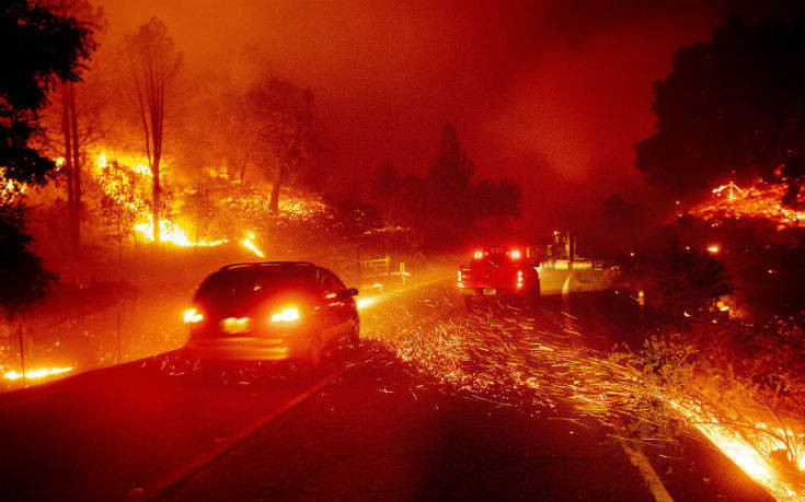 Σε συναγερμό η Καλιφόρνια εξαιτίας πυρκαγιάς