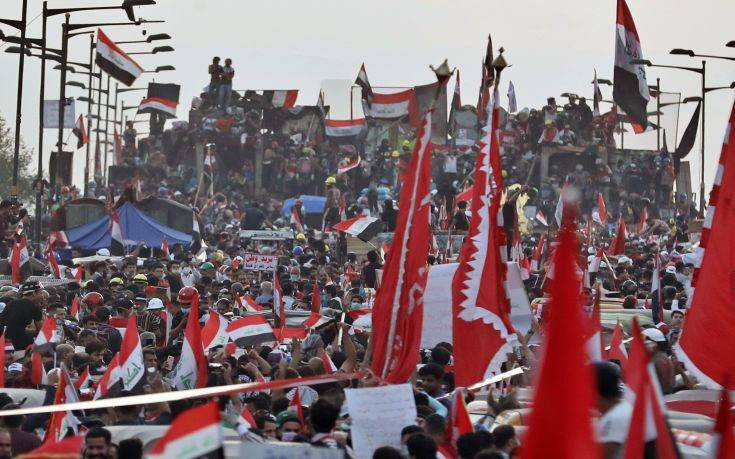 Απεργίες στη Βαγδάτη με βασικό αίτημα να πέσει η κυβέρνηση του Ιράκ
