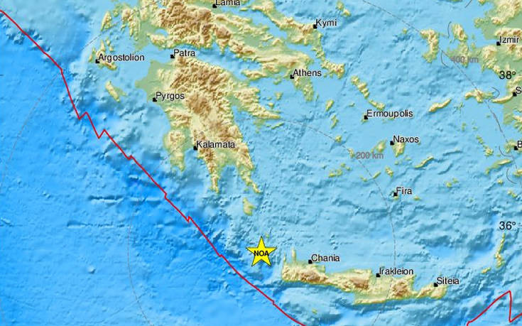 Ισχυρός σεισμός ανάμεσα σε Κρήτη και Κύθηρα: «Ήταν δόνηση βάθους και δεν έχει καμία σχέση με εκείνη της Αλβανίας»