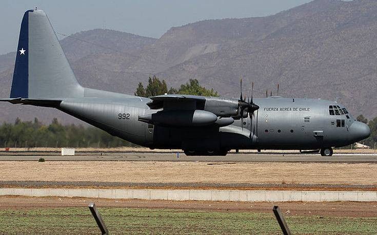 Αγνοείται C-130 της Πολεμικής Αεροπορίας της Χιλής