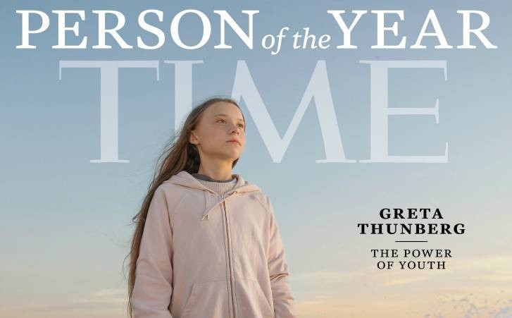 Time: Η Γκρέτα Τούνμπεργκ το πρόσωπο της χρονιάς για το 2019