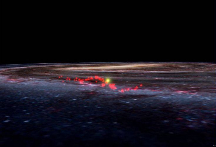 Μυστηριώδες τεράστιο κύμα από «εκκολαπτήρια» άστρων ανακαλύφθηκε στο γαλαξία μας