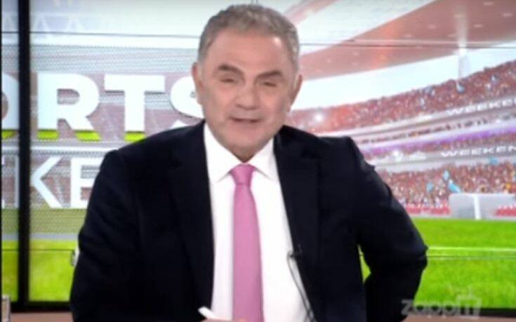 Συγκινήθηκε ο Χρήστος Σωτηρακόπουλος στην πρεμιέρα του Sports Weekend στο Mega