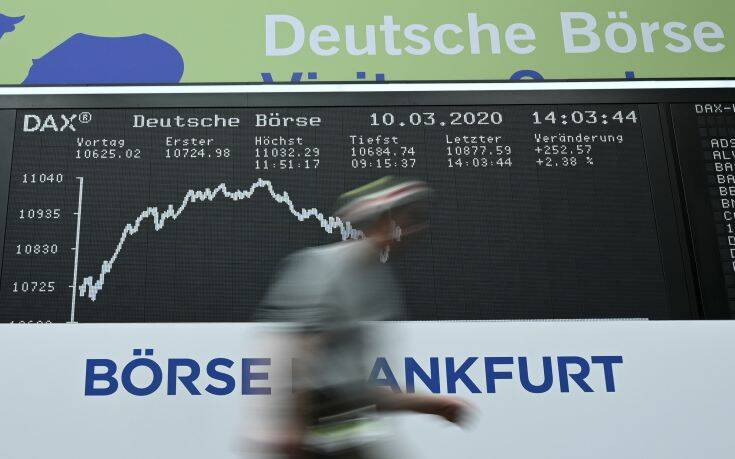 Κλείσιμο στα ευρωπαϊκά χρηματιστήρια με τη μεγαλύτερη πτώση εδώ και δεκαετίες