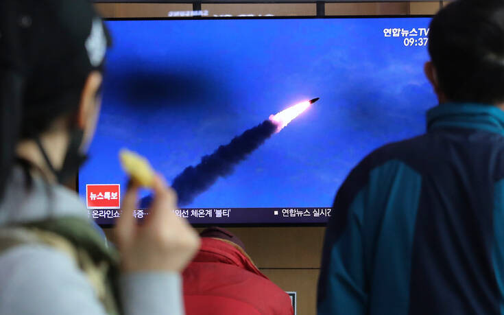 Η Βόρεια Κορέα προχώρησε σε εκτόξευση δυο βαλλιστικών πυραύλων