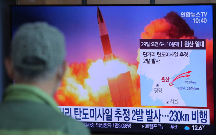 Σε πιθανή εκτόξευση βαλλιστικού πυραύλου προχώρησε η Β. Κορέα