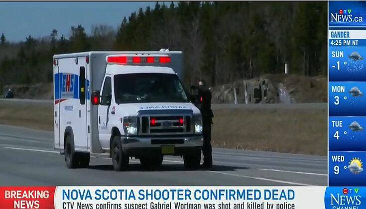 Καναδάς: Ενοπλος σκότωσε περισσότερους από δέκα ανθρώπους στην επαρχία της Νέας Σκωτίας