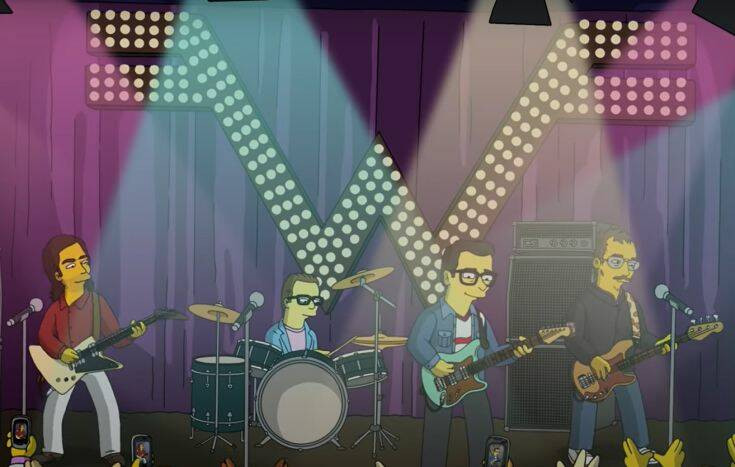 Η «μέταλ» εκδοχή του μουσικού θέματος των Simpsons από τους Weezer