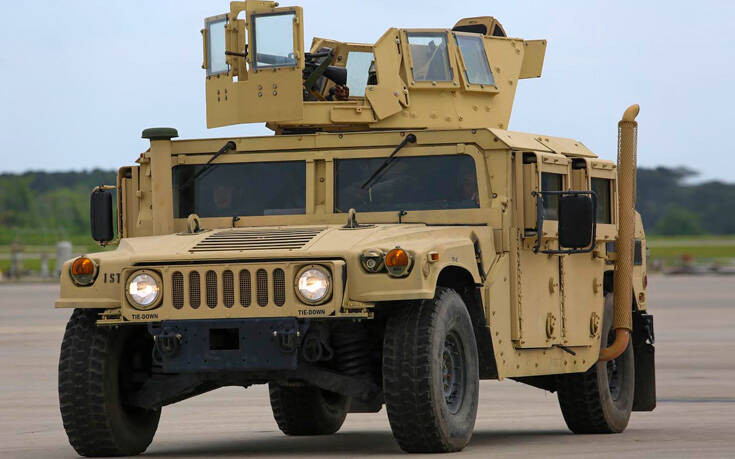 Αυτό είναι το επιβλητικό Hummer του Δ&#8217; Σώματος Στρατού που θωρακίζει τα σύνορά μας