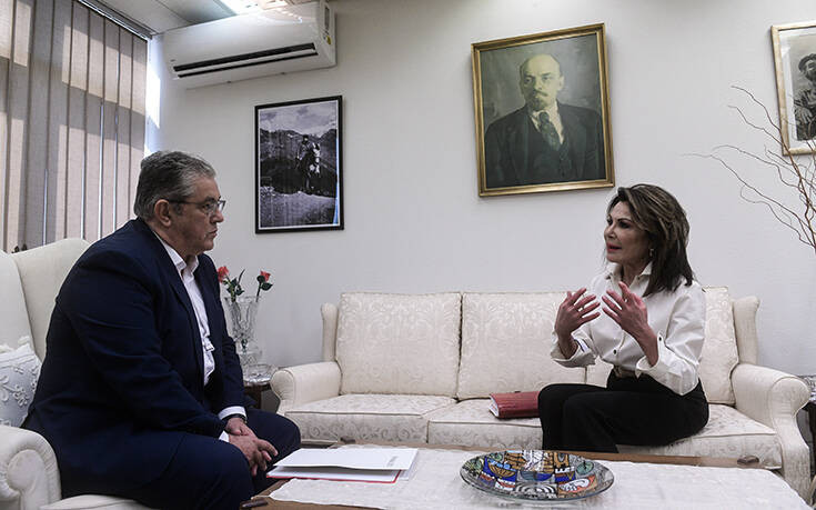 Συνάντηση Αγγελοπούλου &#8211; Κουτσούμπα με φόντο τις εορταστικές εκδηλώσεις για την Επανάσταση του 1821