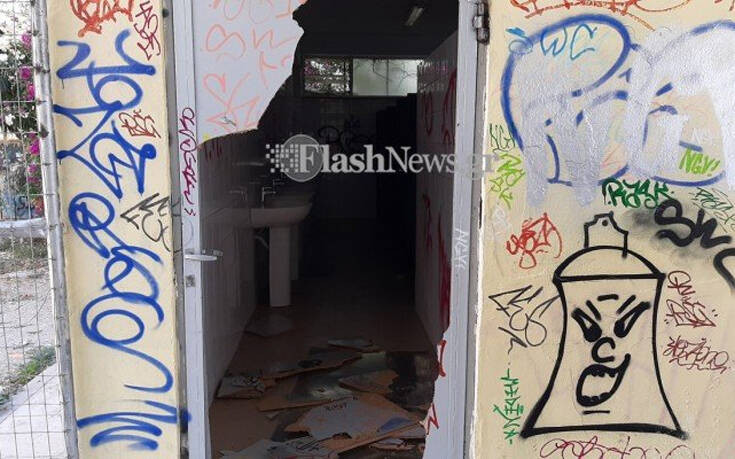 Βανδάλισαν σχολείο στην Κρήτη &#8211; Σπασμένες πόρτες και σπρέι στους τοίχους
