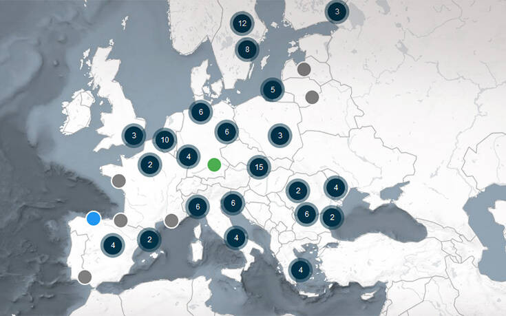 Διαδραστικός χάρτης «δείχνει» τον περιβαλλοντικό αντίκτυπο του lockdown στην Ευρώπη &#8211; Δείτε τι ισχύει για την Ελλάδα