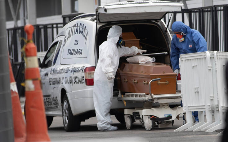 Δραματική αύξηση των θανάτων από κορονοϊό στη Βραζιλία: 2.378 νεκροί σε 24 ώρες