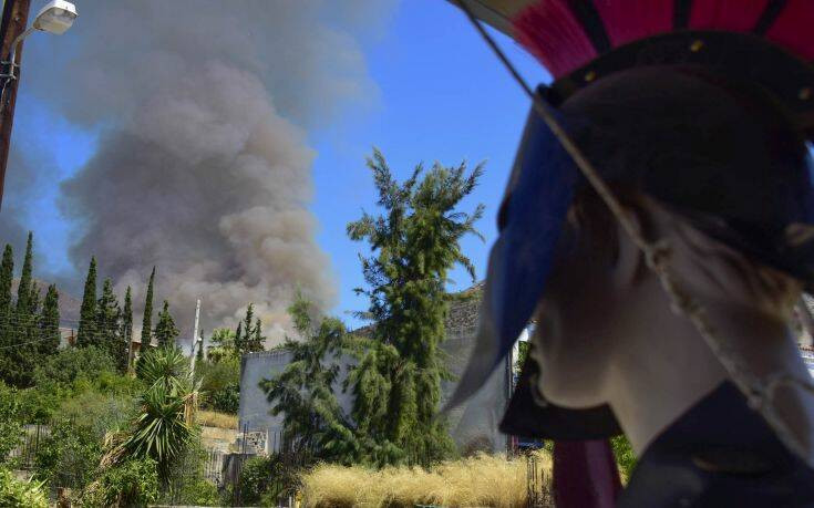 Μυκήνες: Σοκαριστικές εικόνες από τη φωτιά &#8211; Ποια αρχαία υπέστησαν ζημιές