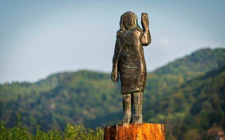 Στη Σλοβενία έστησαν άγαλμα στη μνήμη του… αγάλματος της Μελάνια Τραμπ
