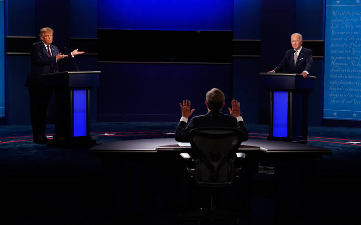 «Ενοχλημένοι» από το χαοτικό debate Τραμπ &#8211; Μπάιντεν οι τηλεθεατές