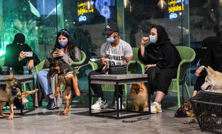 Άνοιξε στη Σαουδική Αραβία το πρώτο καφέ που επιτρέπονται οι σκύλοι